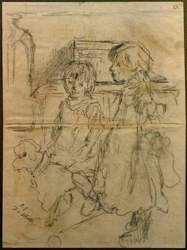 Studio per la scuola materna, 1887